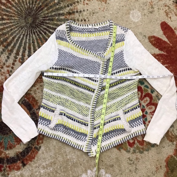 Moth Anthropologie M Cardigan Sweater Open Front - Picture 3 of 9